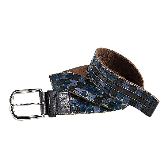 Cole Haan Salsbury Cove Belt Navy Multi Outlet Coupons