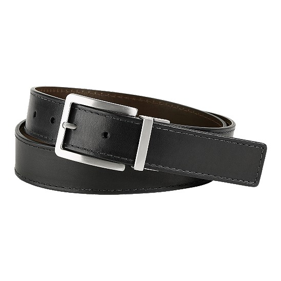 Cole Haan Lenox Belt Black/Coffee Brown Outlet Coupons