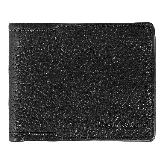 Cole Haan Merced Slim Wallet Black Grain Outlet Coupons