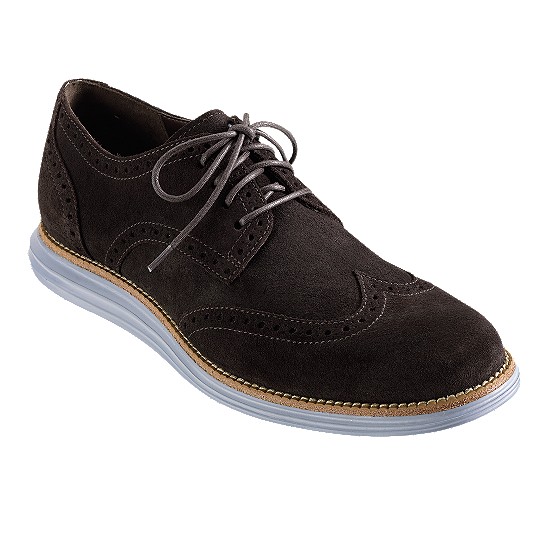 Cole Haan LunarGrand Wingtip T Moro Suede Outlet Coupons