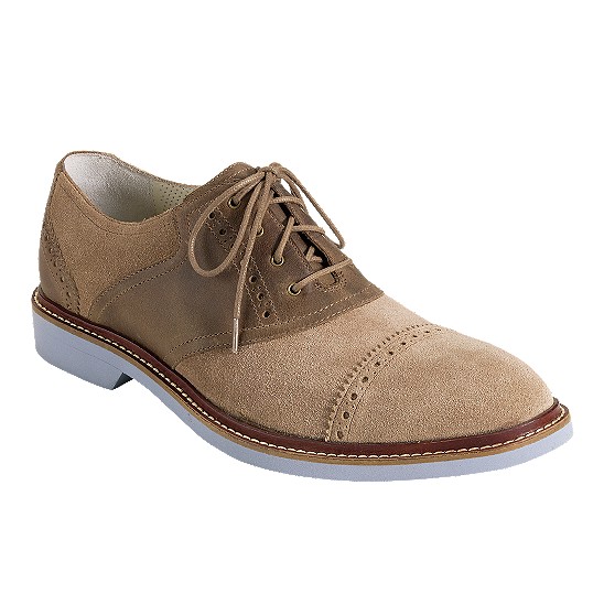 Cole Haan Air Franklin Cap-Toe Saddle Oxford Milkshake Suede Outlet Coupons