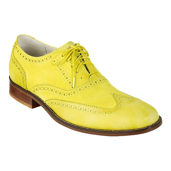 Cole Haan Air Colton Casual Wingtip Yellow/Yellow Nubuck Outlet Coupons