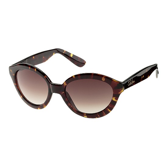 Cole Haan Glamour Oval w/Logo Sunglasses Tortoise Outlet Coupons