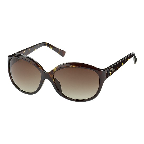 Cole Haan Acetate Round w/Signature Logo Sunglasses Tortoise/Black Fade Outlet Coupons