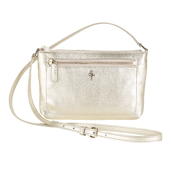 Cole Haan Jitney Ali Mini Crossbody White Gold Outlet Coupons