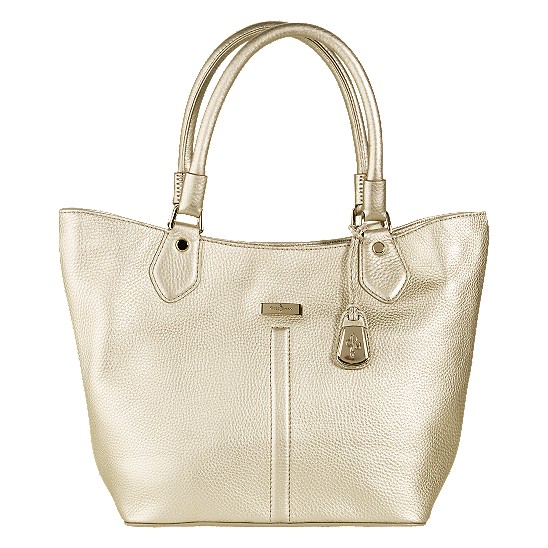 Cole Haan Village Serena Small Tote White Gold Outlet Coupons