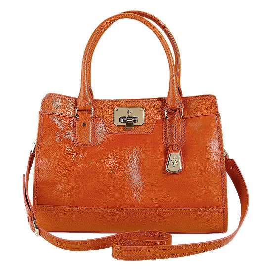 Cole Haan Vintage Valise Kendra E/W Tote Burnt Orange Outlet Coupons