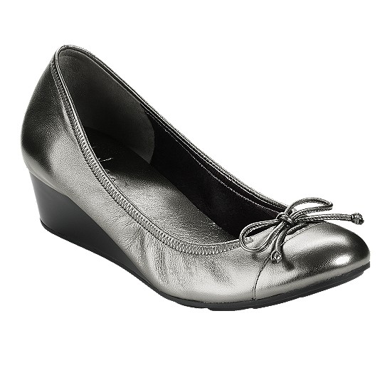 Cole Haan Air Tali Wedge Dark Silver Metallic Outlet Coupons