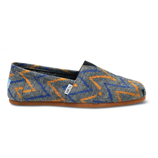 Toms Charcoal Zig Zag Men Classics Outlet Coupons