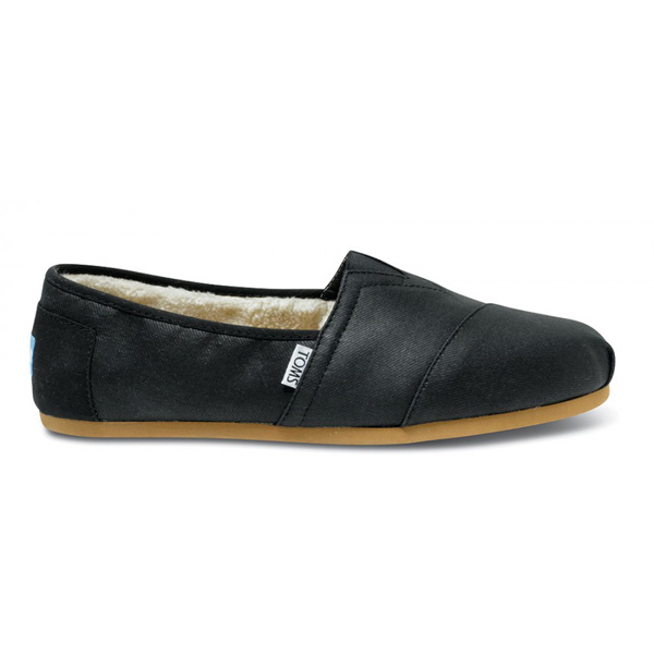 Toms Black Aviator Twill Men Classics Outlet Coupons