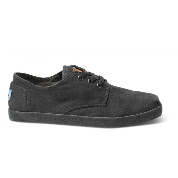 Toms Black Canvas Men Paseos Outlet Coupons