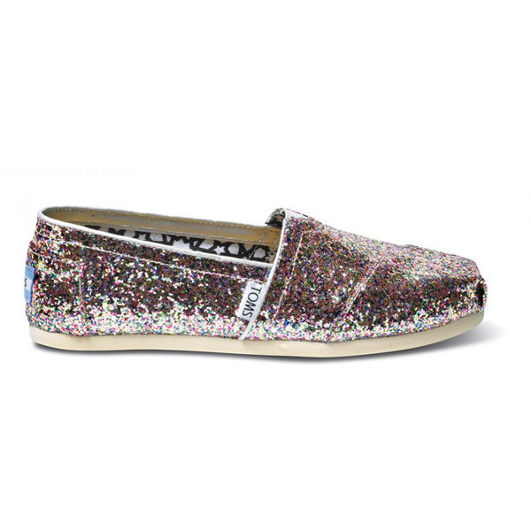 Toms Bright Multi Glitter Women Classics Outlet Coupons