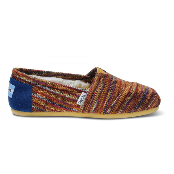 Toms Rust Knit Women Classics Outlet Coupons