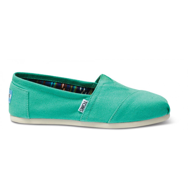 Toms Pool Green Women Canvas Classics Outlet Coupons